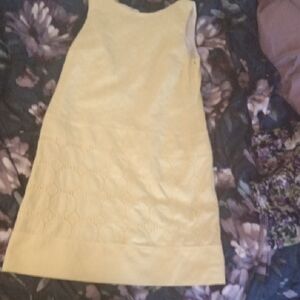 SANDRA DARREN YELLOW SUNDRESS
